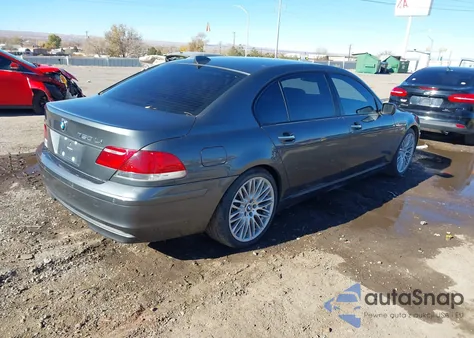 2008 BMW 750Li from USA, damaged, VIN WBAHN83578DT85889